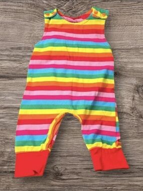 Colorful Striped Baby Romper-3-6Mos EUC